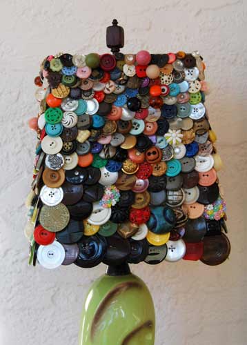 Button Lamp Shade by Heidi Sanna